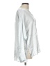 J by Joie 100% Silk Silver Long Sleeve Silk Top Size L - photo 4