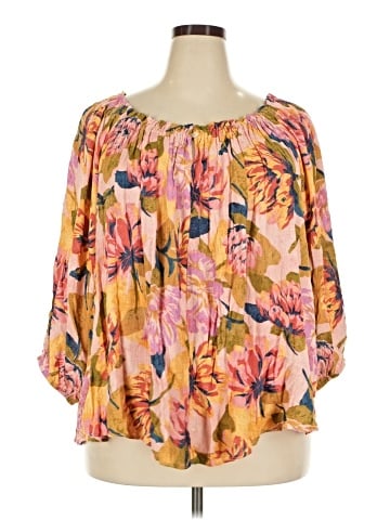 Terra & Sky 3/4 Sleeve T-Shirt (view 1)
