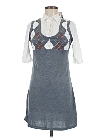 Red Paint Casual Dress (view 1)