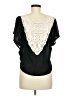 Derek Heart Black Short Sleeve Top Size M - photo 2