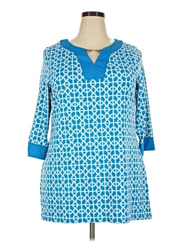 Charter Club 3/4 Sleeve Blouse (view 1)