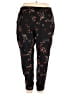 14th & Union Floral Black Casual Pants Size 2X - photo 2