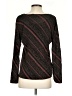 Impressions Black Long Sleeve Blouse Size S - photo 2