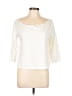 Eri + Ali Ivory 3/4 Sleeve Top Size M - photo 1