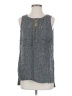 Ellen Tracy Gray Sleeveless Blouse Size S - photo 1