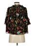CeCe 100% Polyester Black 3/4 Sleeve Blouse Size S - photo 2
