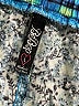 Bebop 100% Rayon Print Blue Shorts Size L - photo 3