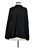 2 Hearts Black Long Sleeve Blouse Size M - photo 1