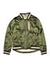 MICHAEL Michael Kors 100% Nylon Solid Green Jacket Size 14 - photo 1