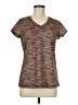 Xersion 100% Polyester Tweed Brown Active T-Shirt Size M - photo 1