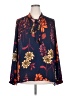 Stylus 100% Polyester Blue Long Sleeve Blouse Size XXL (tall) - photo 1