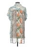 Umgee 100% Polyester Blue Short Sleeve Blouse Size S - photo 2