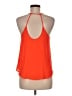 Lush 100% Polyester Orange Sleeveless Top Size M - photo 2