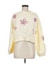 Listicle Floral Yellow Pullover Sweater Size M - photo 1