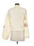 Listicle Floral Yellow Pullover Sweater Size M - photo 2