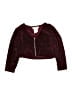 LA Conduct 100% Polyester Burgundy Jacket Size 7 - photo 1
