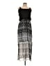 Faded Glory 100% Polyester Chevron-herringbone Black Casual Dress Size L - photo 1