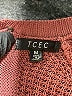 TCEC Solid Burgundy Pullover Sweater Size M - photo 4