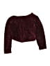 LA Conduct 100% Polyester Burgundy Jacket Size 7 - photo 2