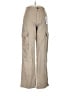 Stradivarius 100% Cotton Tan Cargo Pants Size 6 - photo 1