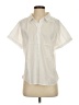 Dear John 100% Cotton White Short Sleeve Blouse Size S - photo 1