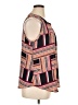 Van Heusen 100% Polyester Burgundy Sleeveless Blouse Size XL - photo 4