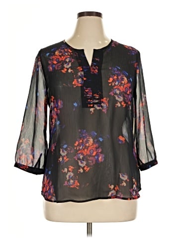 Coldwater Creek 3/4 Sleeve Blouse (view 1)