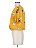 Sienna Sky 100% Polyester Yellow Short Sleeve Blouse Size S - photo 5