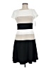 Sandra Darren Color Block Ivory Casual Dress Size 6 - photo 1