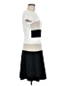 Sandra Darren Color Block Ivory Casual Dress Size 6 - photo 4