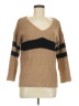 Goodnight Macaroon Color Block Tan Pullover Sweater Size M - photo 1