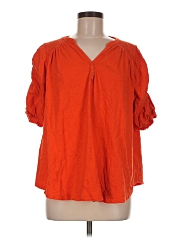 Free People 3/4 Sleeve Blouse (view 1)