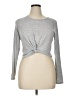 Yogalicious Gray Long Sleeve T-Shirt Size XL - photo 1
