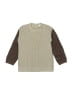 H&M 100% Wool Color Block Tan Wool Pullover Sweater 9-12 MO / 12 MO - photo 1