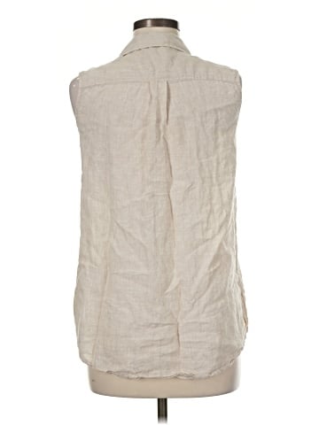 Sigrid Olsen Sleeveless Button-Down Shirt (view 2)