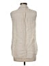 Sigrid Olsen 100% Linen Tan Sleeveless Button-Down Shirt Size M - photo 2