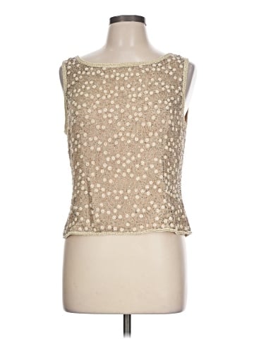 Adrianna Papell Sleeveless Silk Top (view 1)