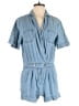 Life in Progress 100% Cotton Blue Romper Size S - photo 1