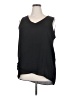 Chelsea & Theodore 100% Polyester Black Sleeveless Blouse Size XXL - photo 1