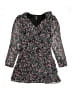 Aqua Floral Black Green Dress Size L (kids) - photo 1