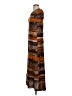 Assorted Brands Print Brown Casual Dress Size XS (estimated) - photo 5