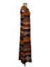 Assorted Brands Print Brown Casual Dress Size XS (estimated) - photo 4