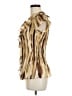 Allison Taylor 100% Polyester Gold Short Sleeve Blouse Size M - photo 5