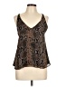 Zara TRF 100% Polyester Brown Sleeveless Blouse Size L - photo 1