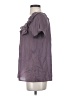 Ann Taylor LOFT 100% Polyester Gray Short Sleeve Blouse Size S - photo 5
