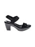 Munro American 100% Leather Black Sandals Size 9 - photo 1