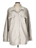 Stoosh 100% Polyurethane Gray Trenchcoat Size L - photo 1
