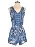 Alya 100% Rayon Paisley Blue Romper Size S - photo 1