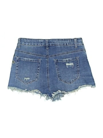 1st Kiss Denim Shorts (view 2)
