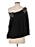 Do & Be 100% Rayon Black 3/4 Sleeve Blouse Size S - photo 2